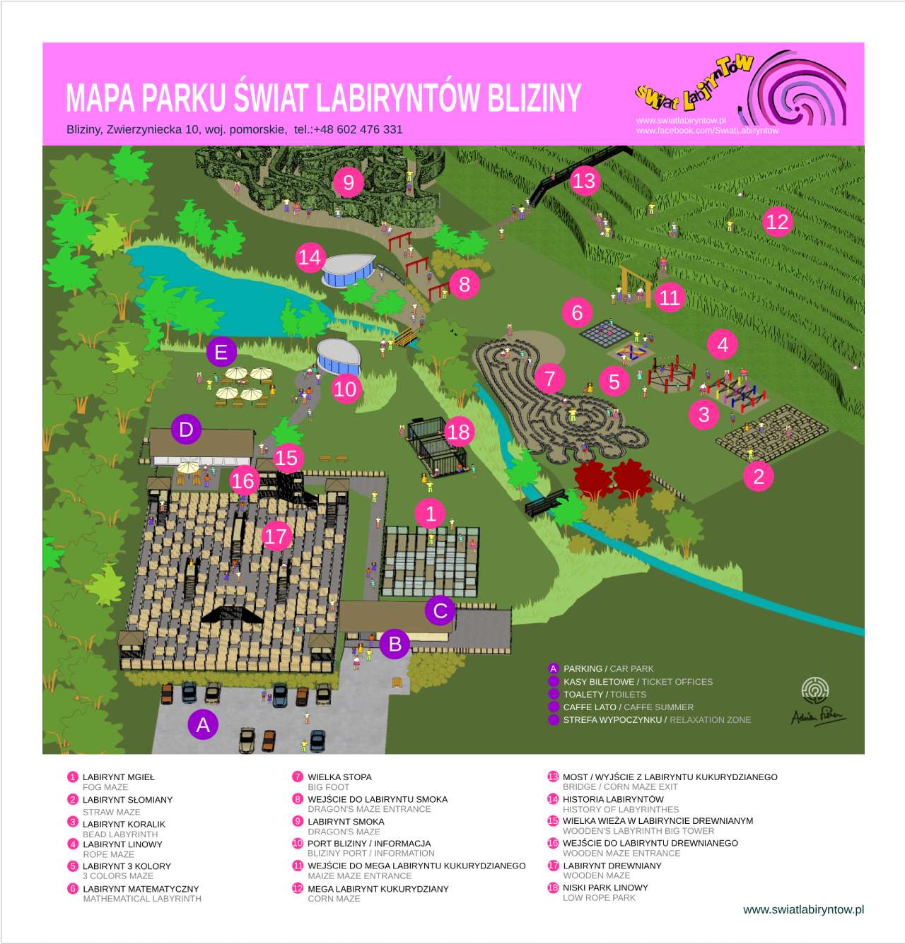 Mapa świata labiryntow